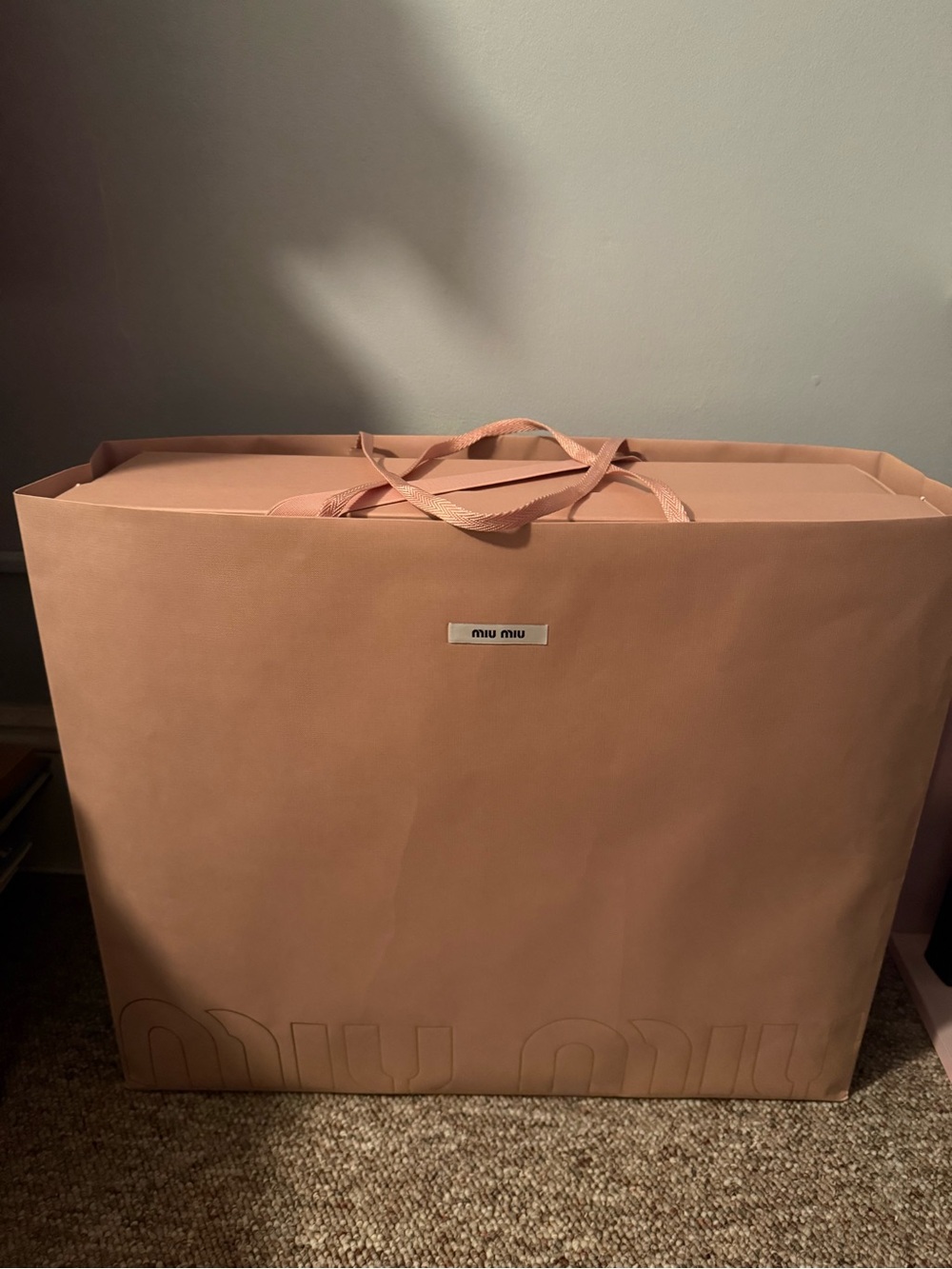 Miu Miu Pale Pink Ribbon Storage Box - Picture 4 of 4